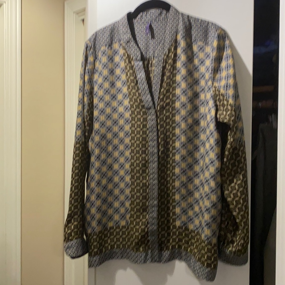 Nydj xl button down blouse